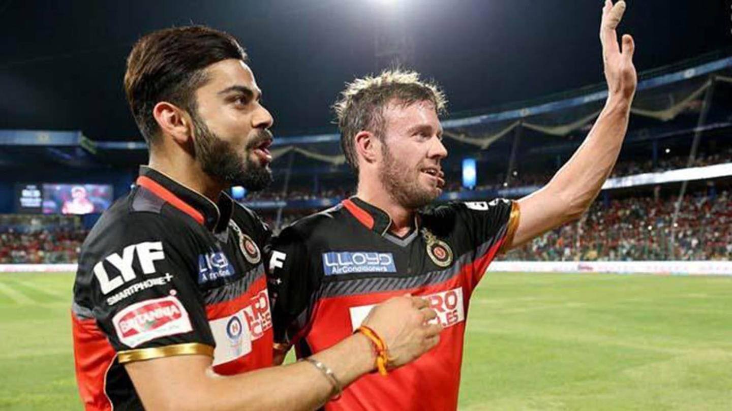 The Kohli-AB stand in IPL The Kohli-AB stand in IPL