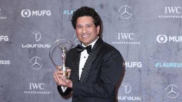 Sachin's 2011 World Cup lap named best Laureus sporting moment