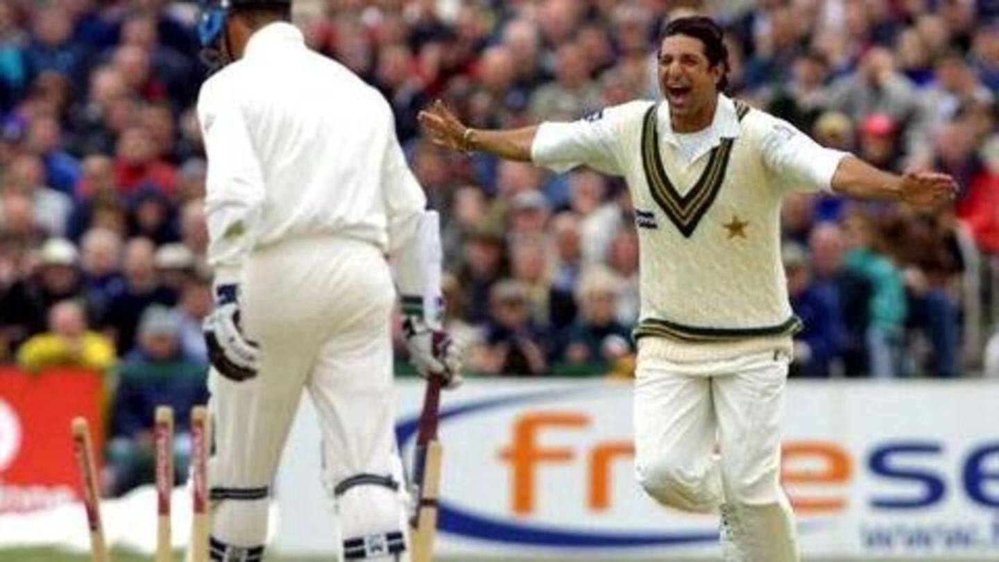Akram registered four international hat-tricks Akram registered four international hat-tricks