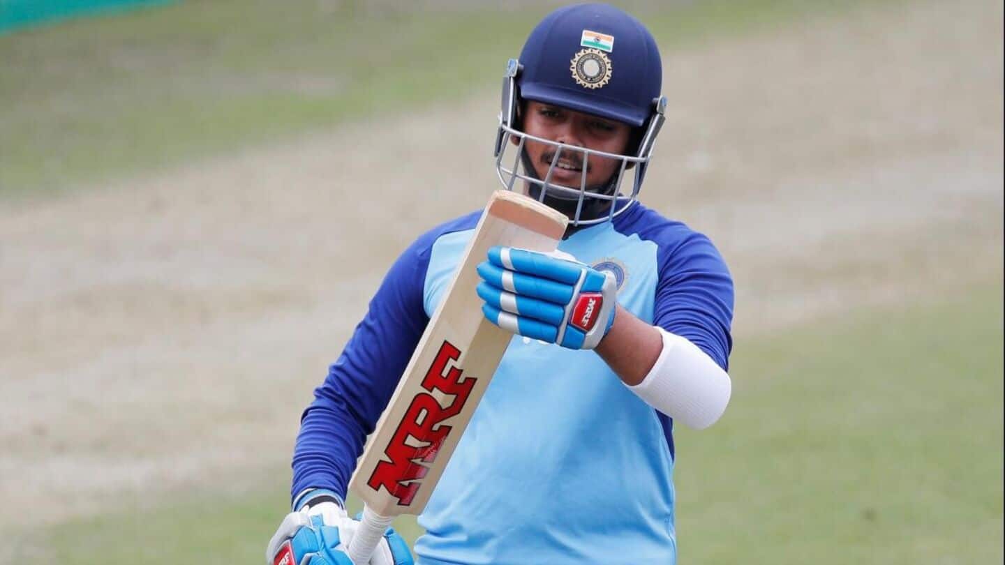 Prithvi Shaw slams 34-ball 75 in T20 Mumbai league: Stats Prithvi Shaw slams 34-ball 75 in T20 Mumbai league: Stats