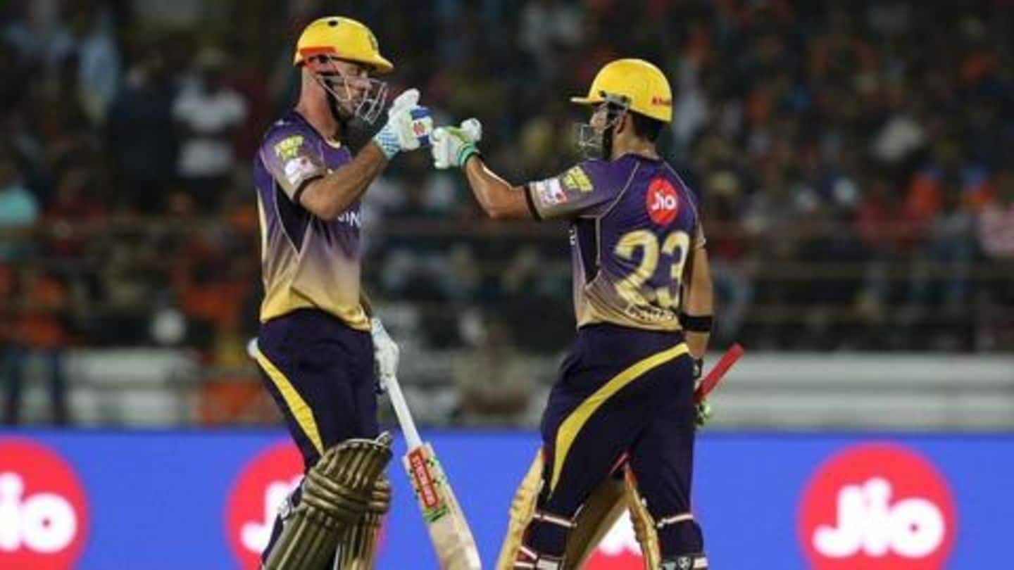 Gambhir, Lynn open the batting for KKR Gambhir, Lynn open the batting for KKR