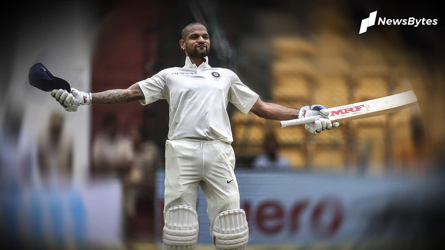 #ThisDayThatYear: Shikhar Dhawan reaches this historic feat in Bengaluru