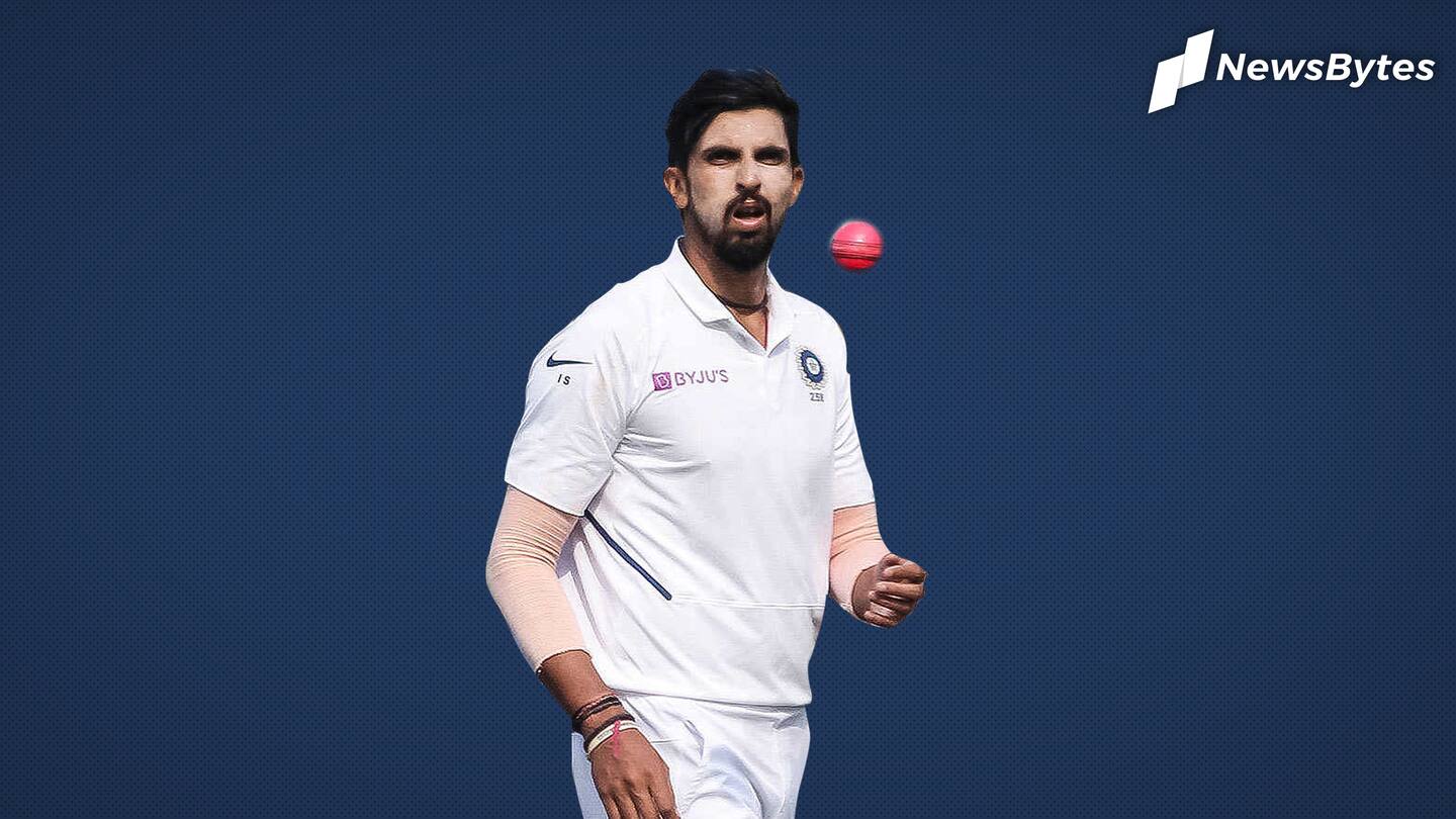 Pace spearhead Ishant Sharma nominated for prestigious Arjuna Award