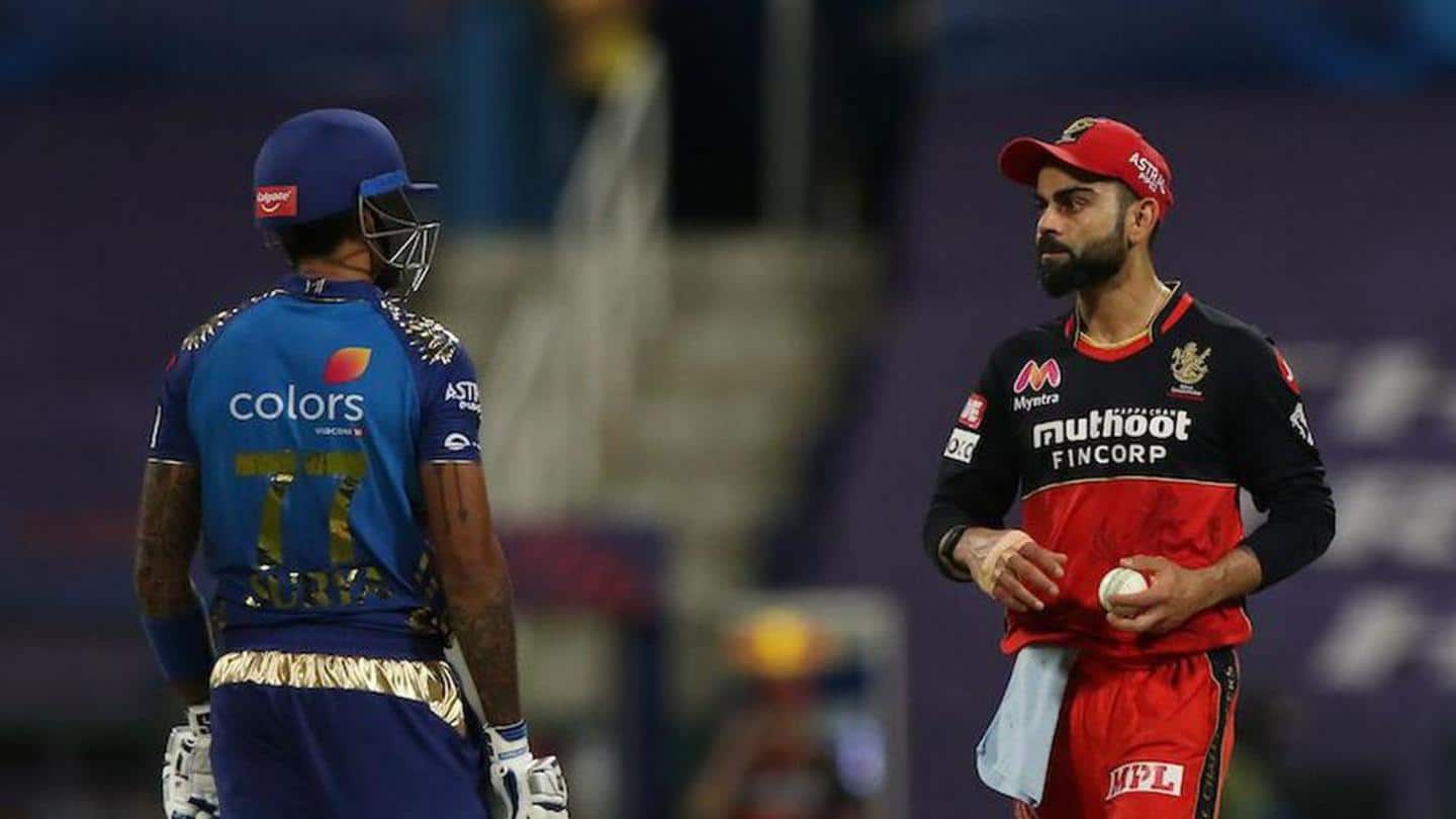 The infamous stare-off between Suryakumar and Kohli The infamous stare-off between Suryakumar and Kohli