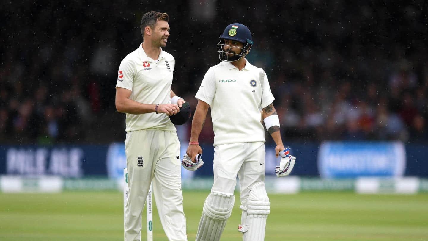 Anderson highlights Virat Kohli's transformation in Test cricket