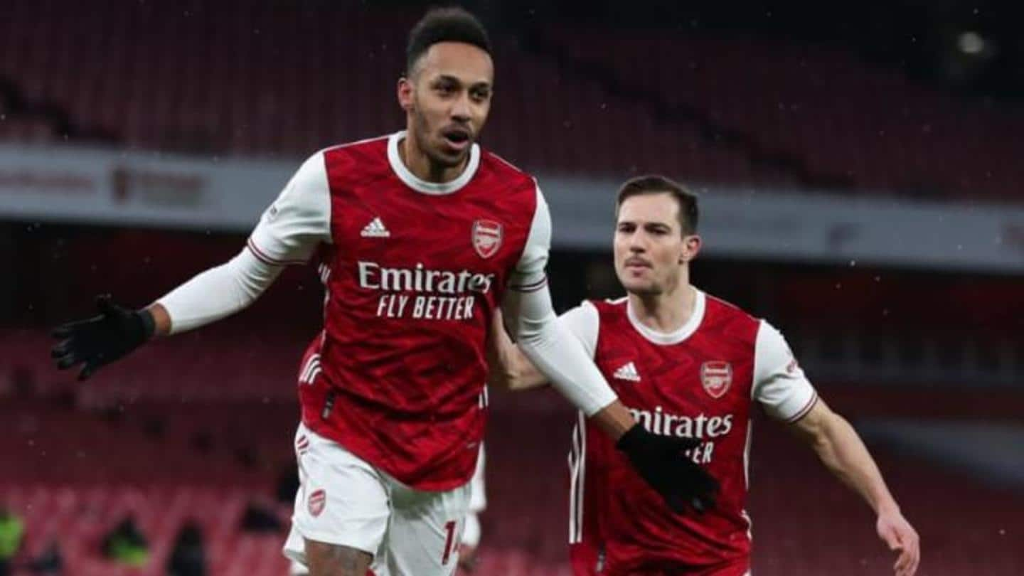 Aubameyang's hat-trick helps Arsenal outclass Leeds 4-2: Records broken