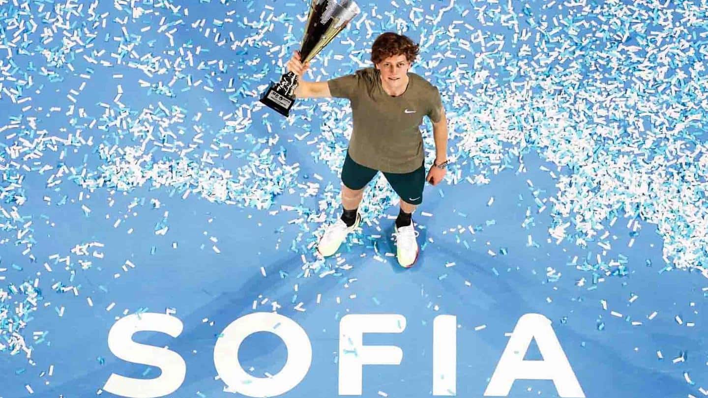 Jannik Sinner wins Sofia Open, claims maiden ATP title