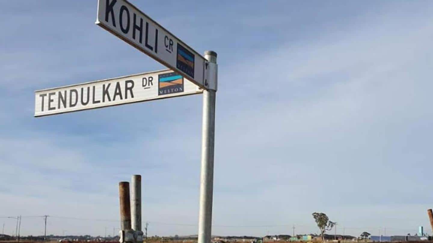 Melbourne suburb names streets after Tendulkar, Kohli