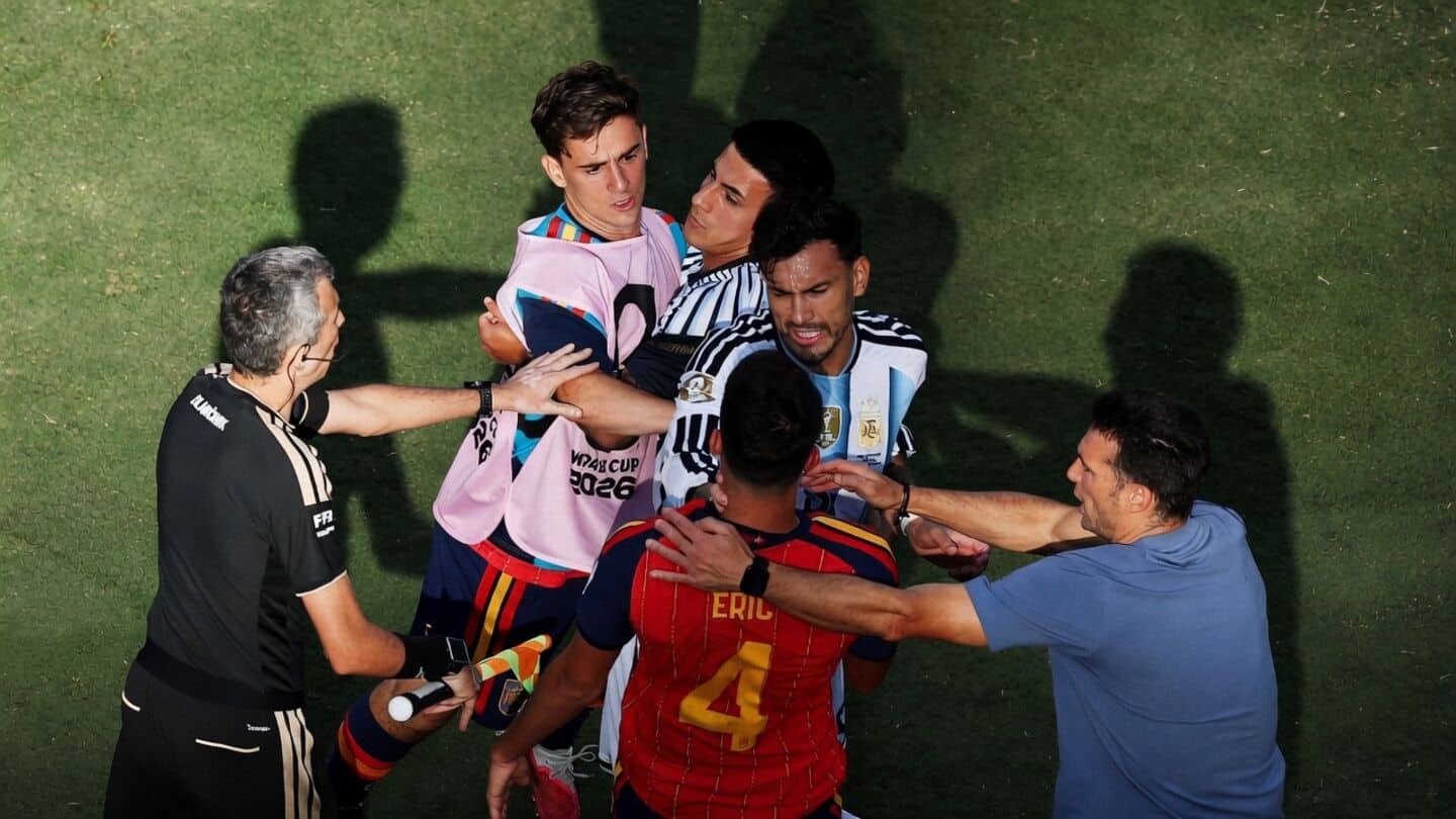 FIFA World Cup 2026 final: Argentina-Spain post-match brawl explained