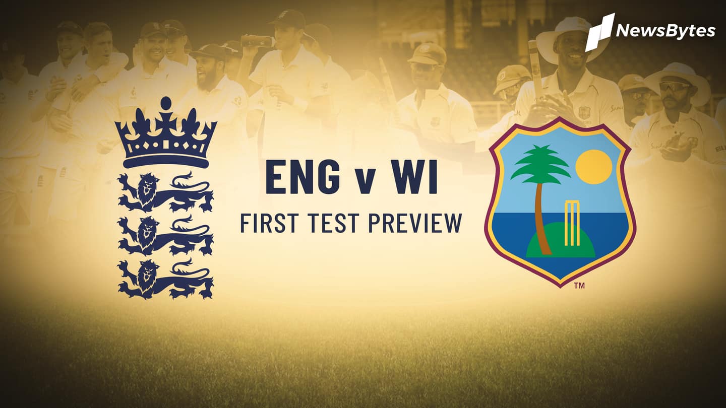 England vs West Indies, first Test: Preview, Dream11 and more