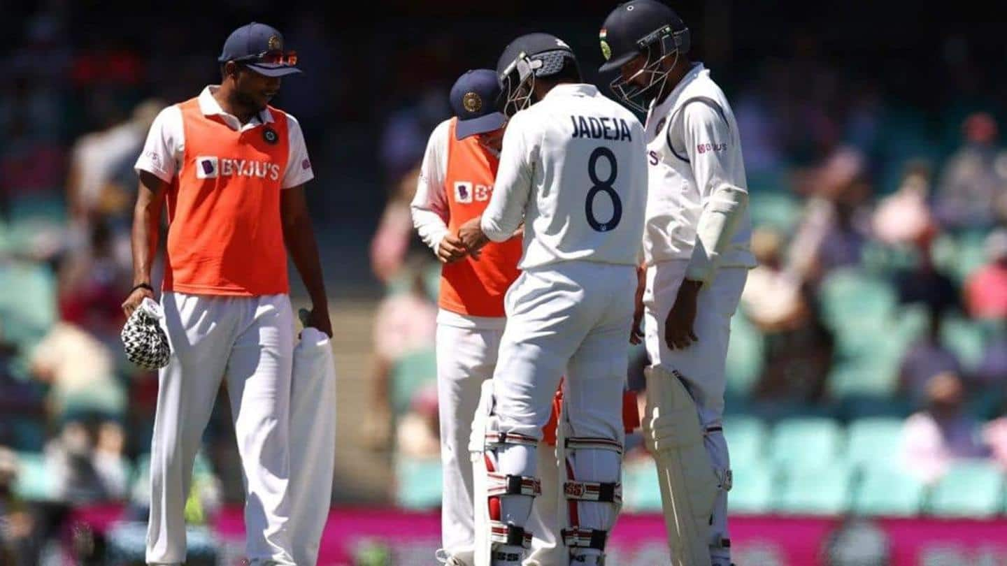 Jadeja took injections to bat on Day 5 in Sydney