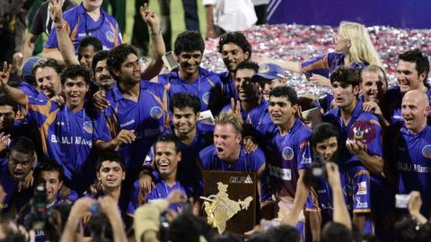 #ThisDayThatYear: Rajasthan Royals script history, win inaugural IPL edition