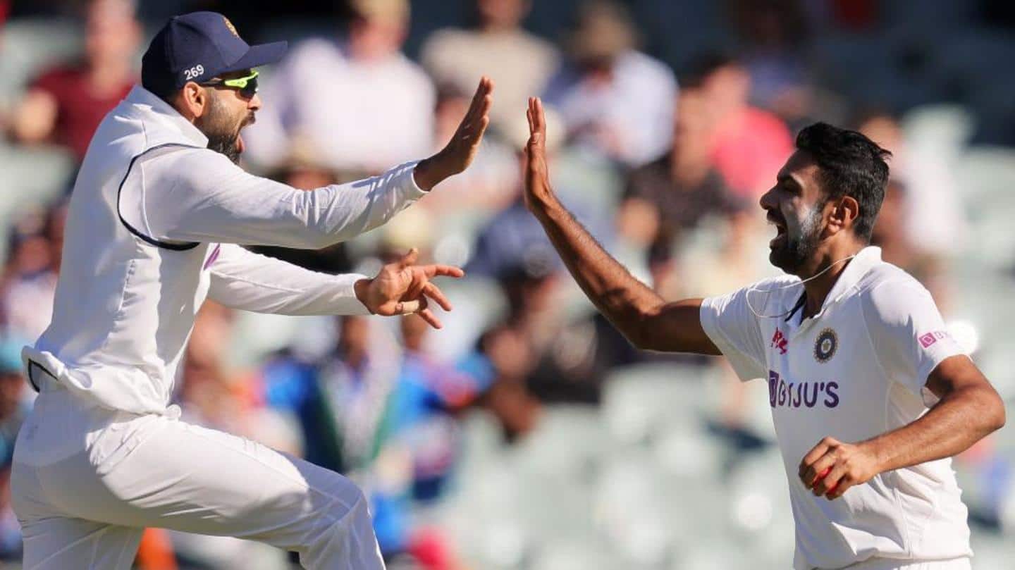 #AUSvsIND, Adelaide Test (Day 2): Ashwin fires in second session