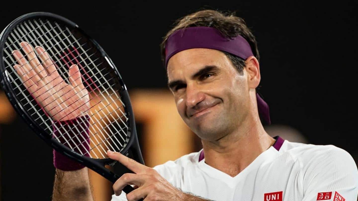 Federer hasn't played since the Australian Open 2020 Federer hasn't played since the Australian Open 2020
