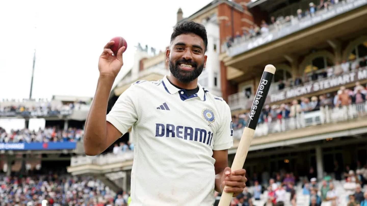 Mohammed Siraj becomes leading wicket-taker in 2025 (Tests): Stats