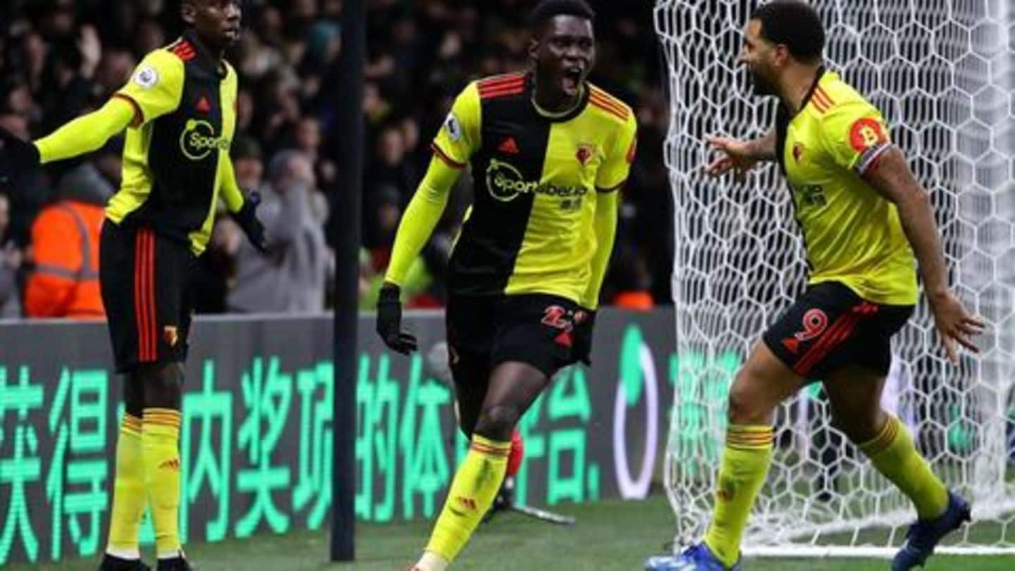 Premier League: Watford end Liverpool's unbeaten run, thrash them 3-0