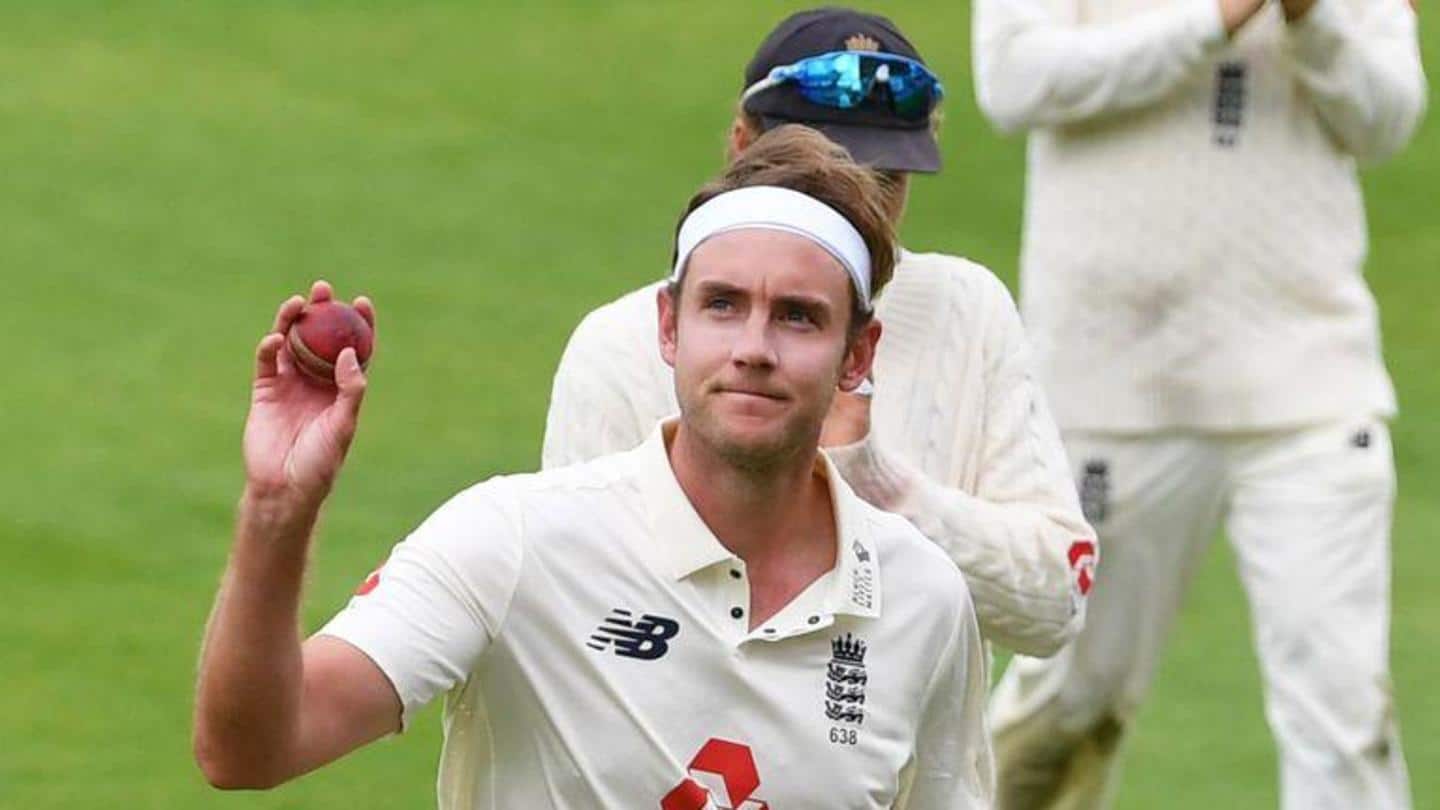 Broad nominated for BBC Sports Personality of the Year 2020