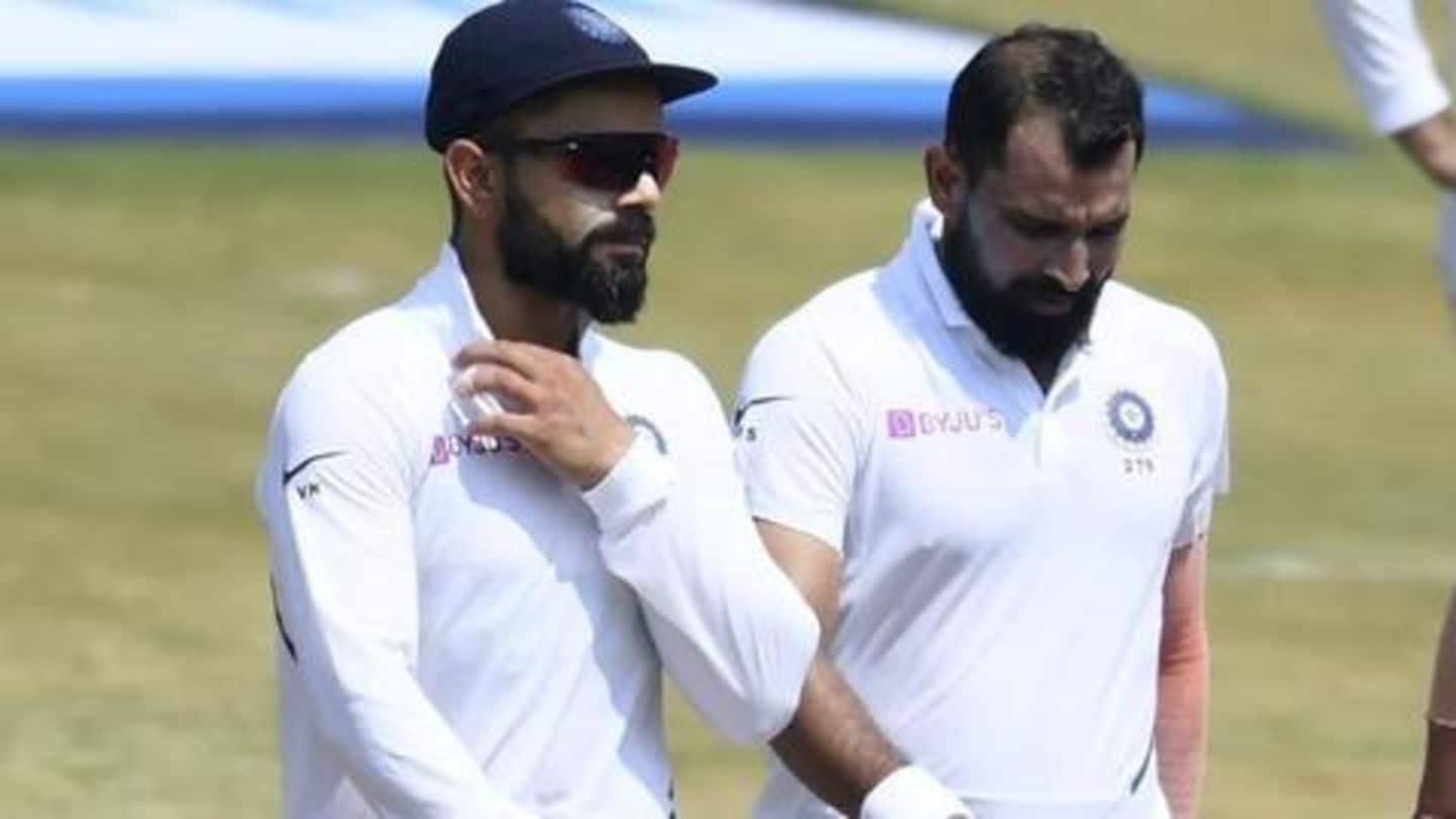 Mohammed Shami credits Virat Kohli for his success