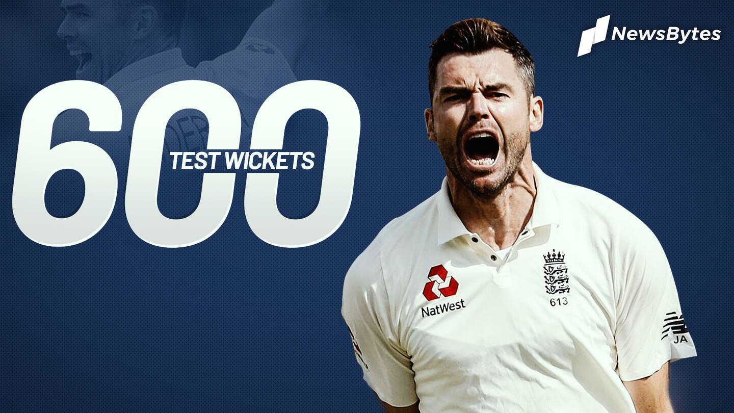 First ever pacer to take 600 Test wickets First ever pacer to take 600 Test wickets