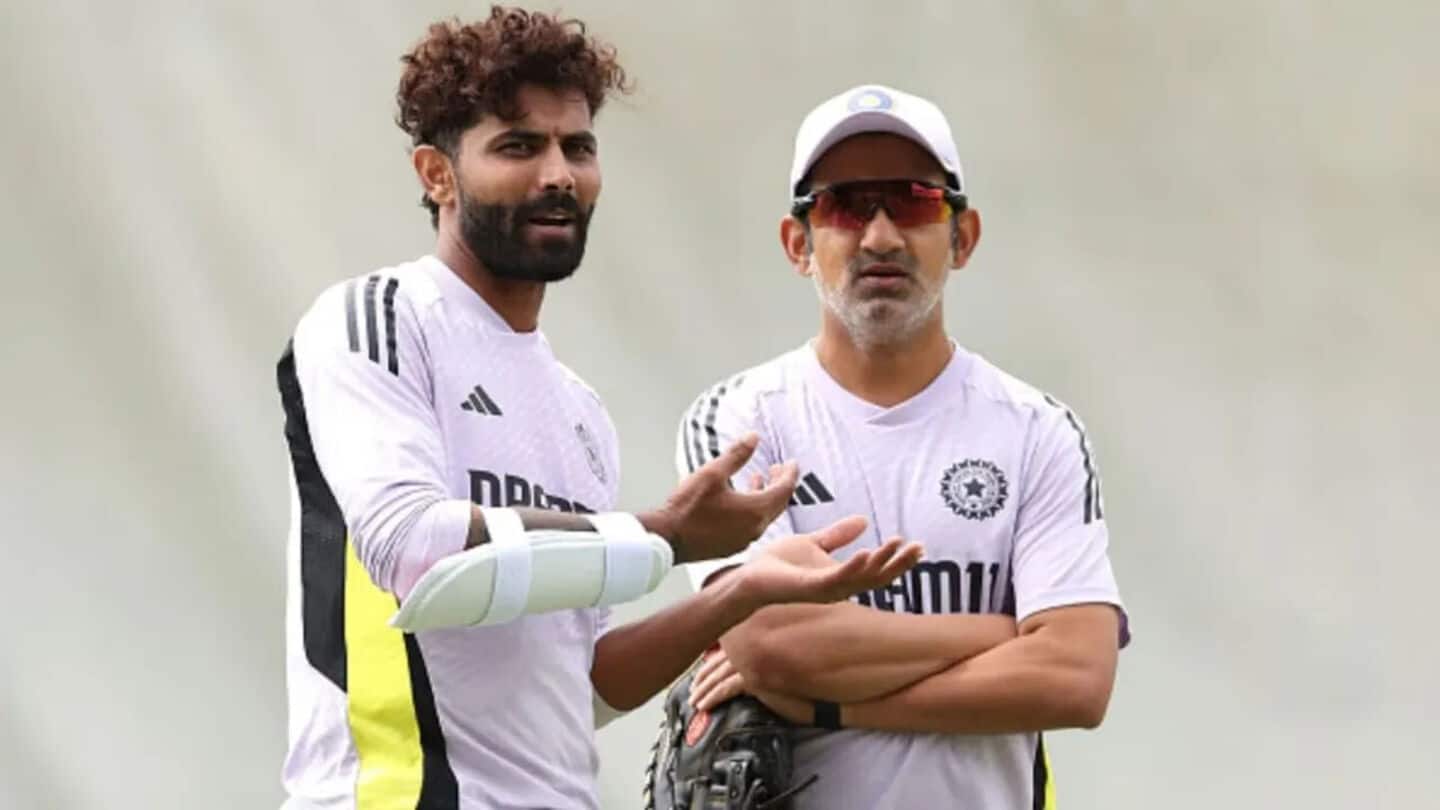 Ravindra Jadeja credits coach Gautam Gambhir for his batting success Ravindra Jadeja credits coach Gautam Gambhir for his batting success