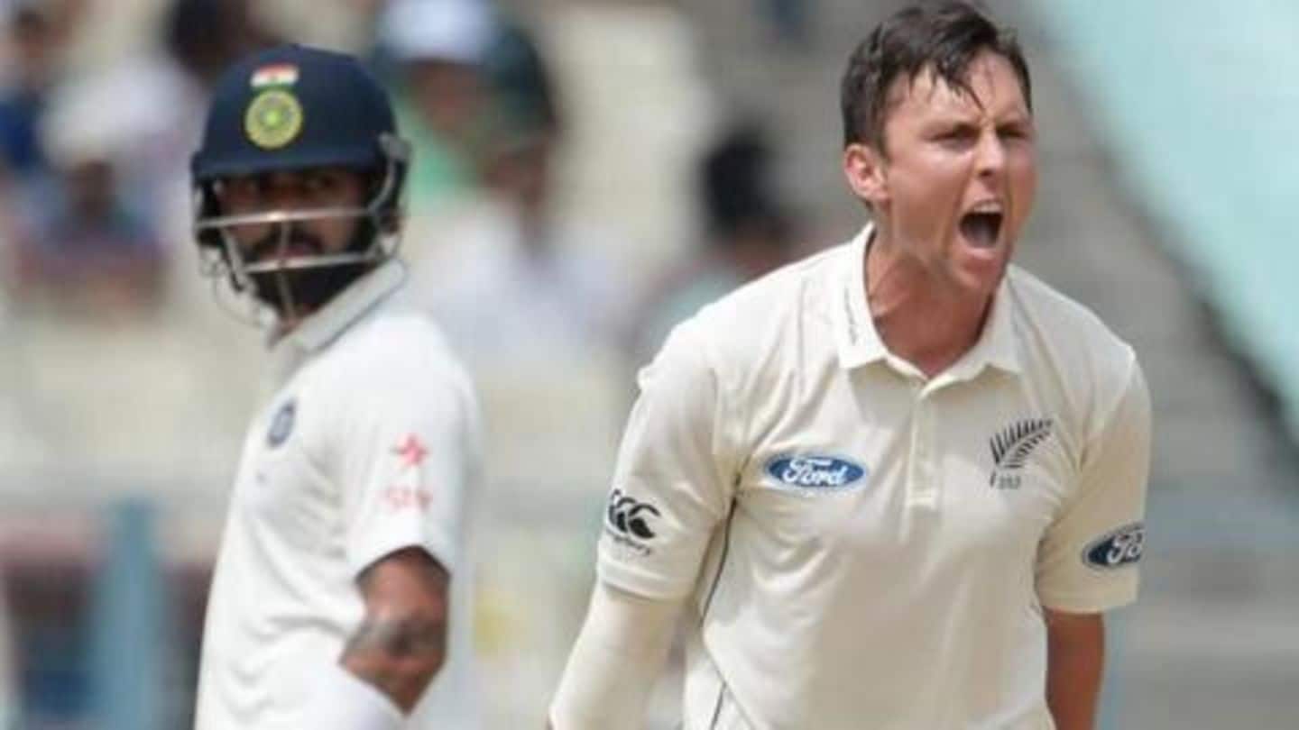 NZ-India Tests: Trent Boult serves a warning to Virat Kohli