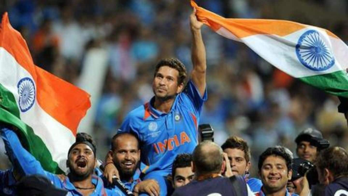 Taking victory lap was my greatest moment: Sachin Tendulkar