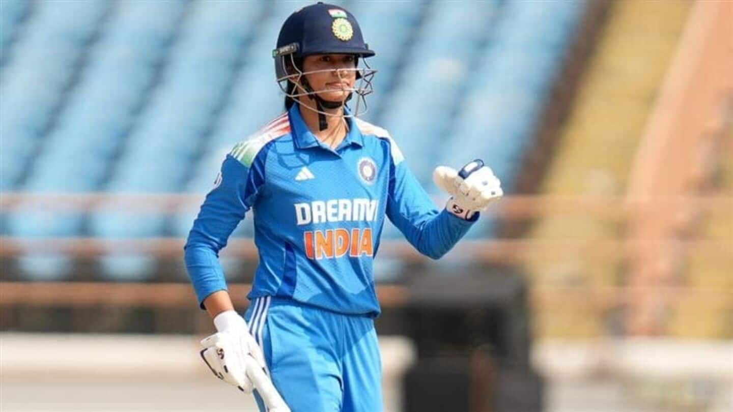 ICC WODI Rankings: India's Smriti Mandhana becomes second-ranked batter ICC WODI Rankings: India's Smriti Mandhana becomes second-ranked batter