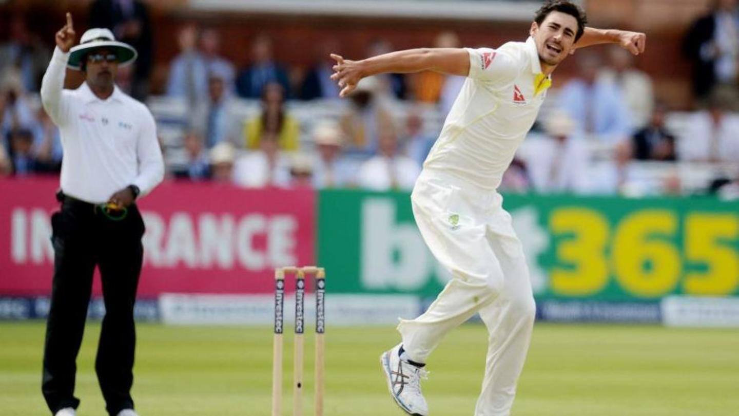 Mitchell Starc rejoins Australian squad, in line for Adelaide Test