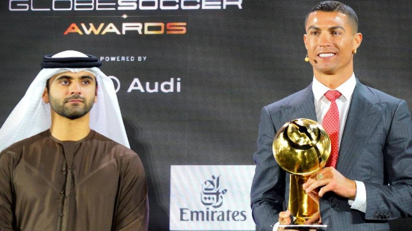 Globe Soccer Awards Cristiano Ronaldo crowned Player of the Century