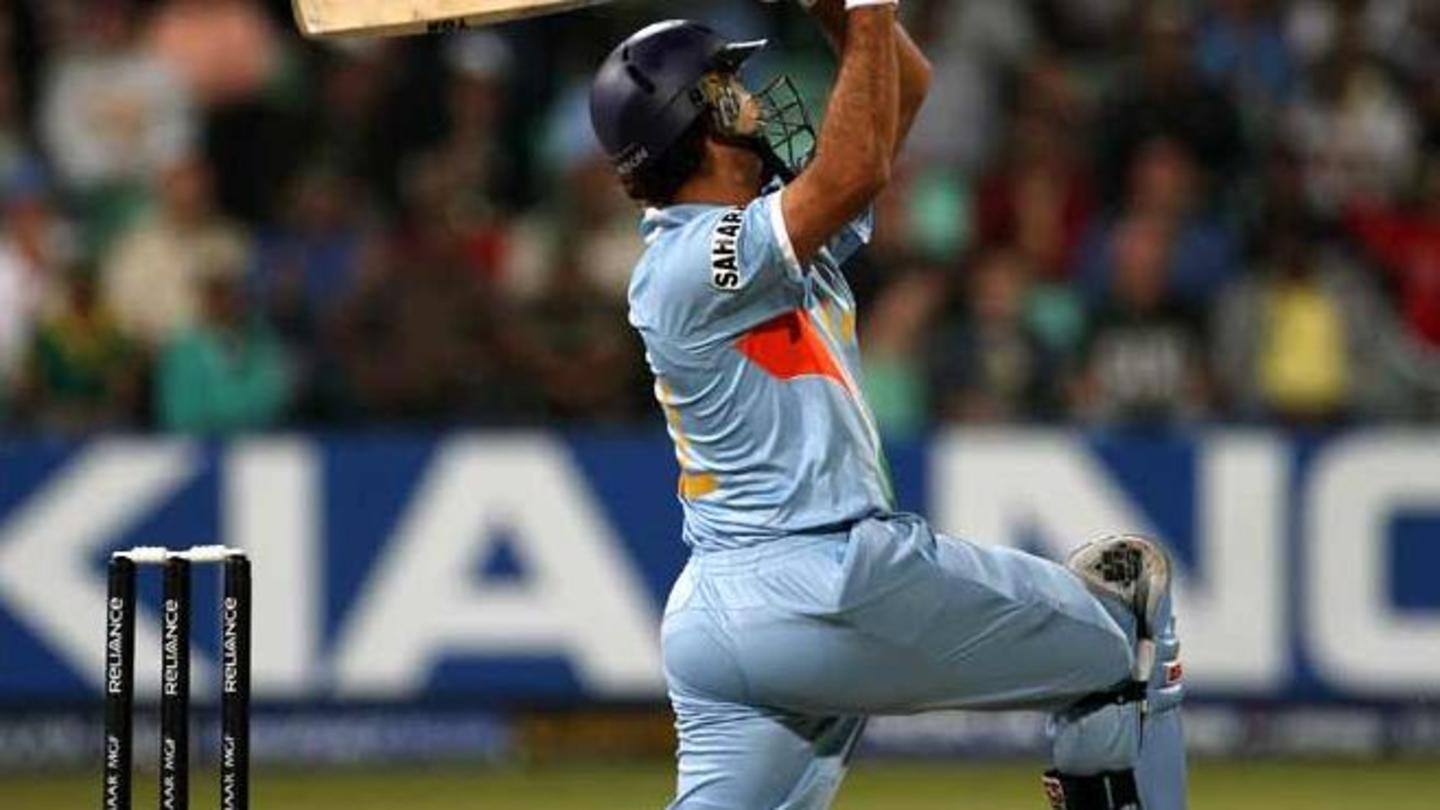 When Yuvraj smashed six sixes in an over When Yuvraj smashed six sixes in an over