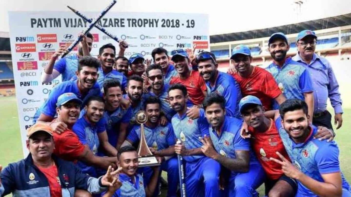 Vijay Hazare Trophy to take place next month Vijay Hazare Trophy to take place next month