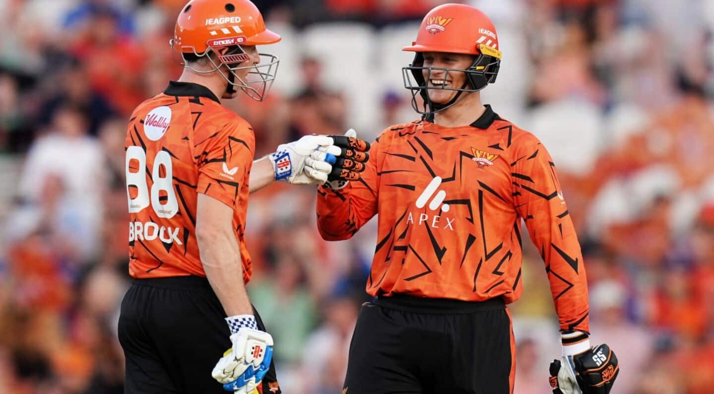 The Hundred: Sunrisers Leeds post highest-ever total in tournament's history