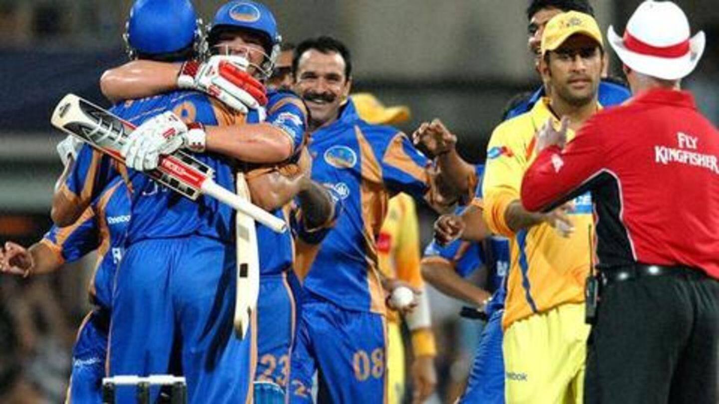 An intense final over! An intense final over!
