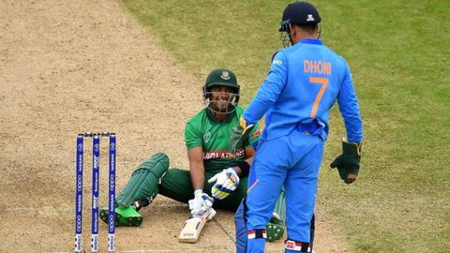 When MS Dhoni missed a chance to stump Sabbir Rahman