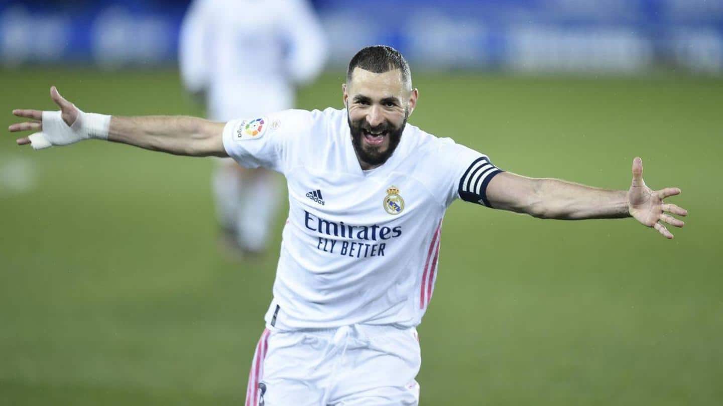 Benzema scores twice as Real Madrid beat Alaves: Records broken