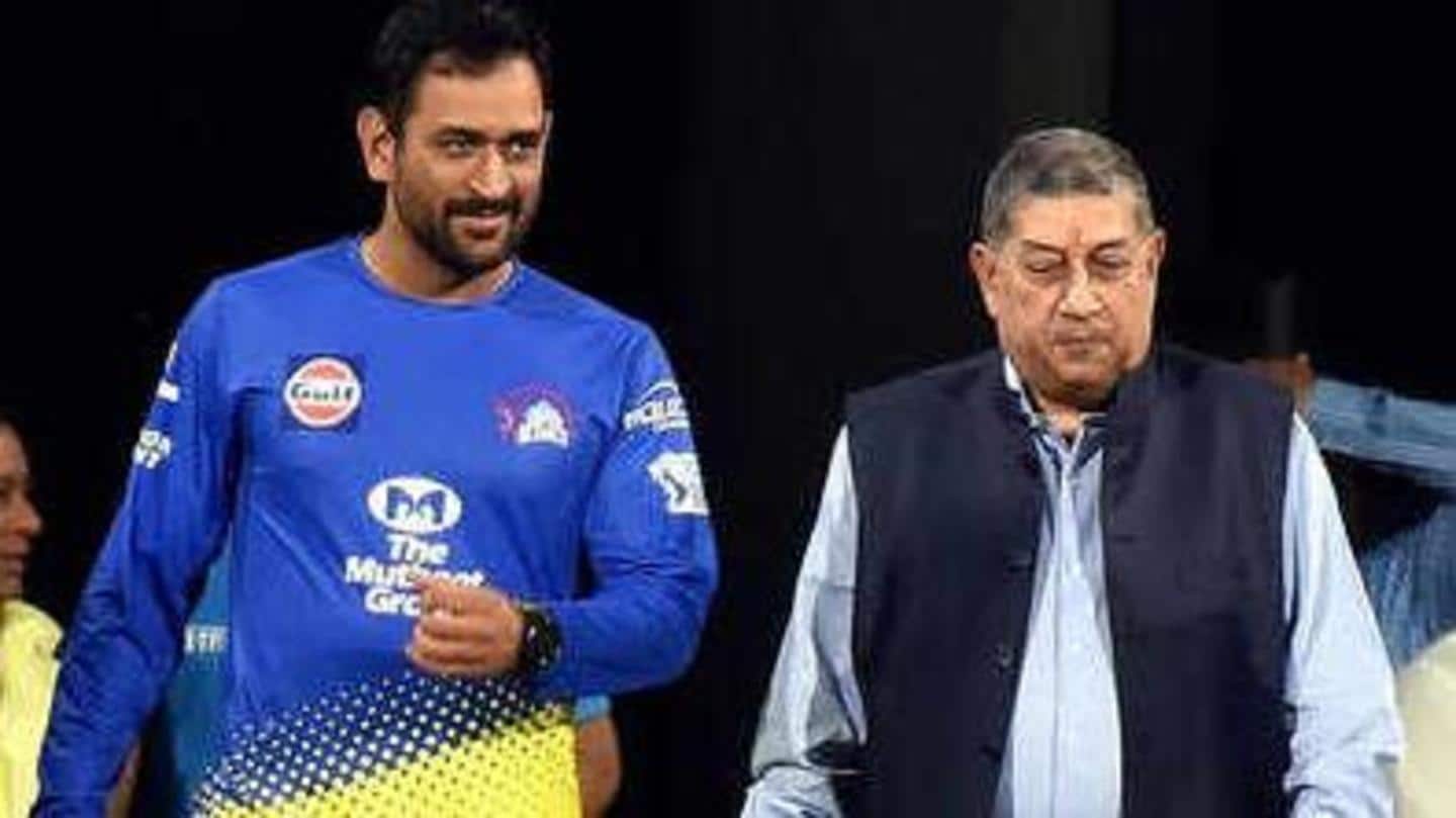 Srinivasan confident about CSK's prospects Srinivasan confident about CSK's prospects