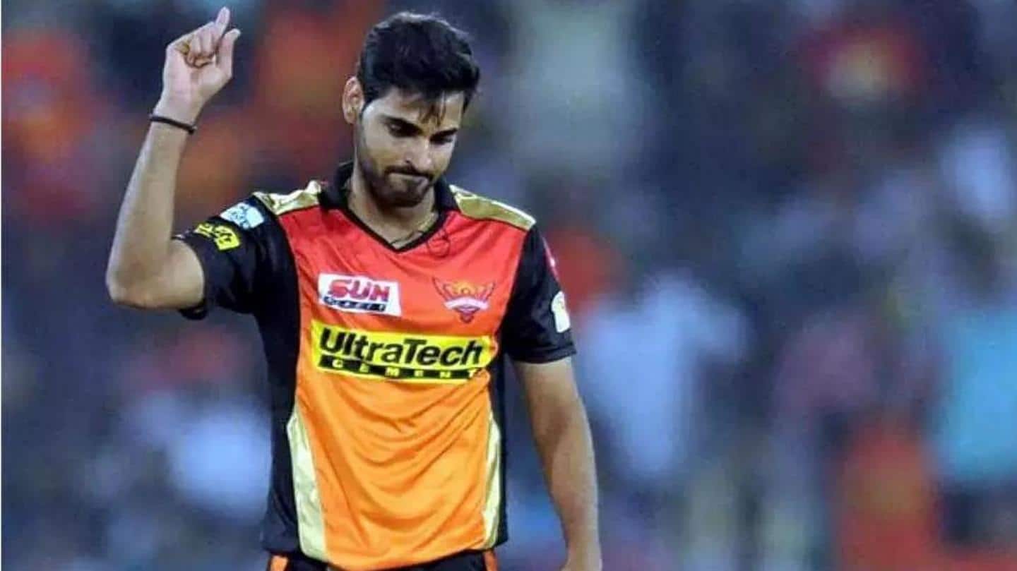 A thigh injury ruled Bhuvneshwar out of IPL 2020 A thigh injury ruled Bhuvneshwar out of IPL 2020
