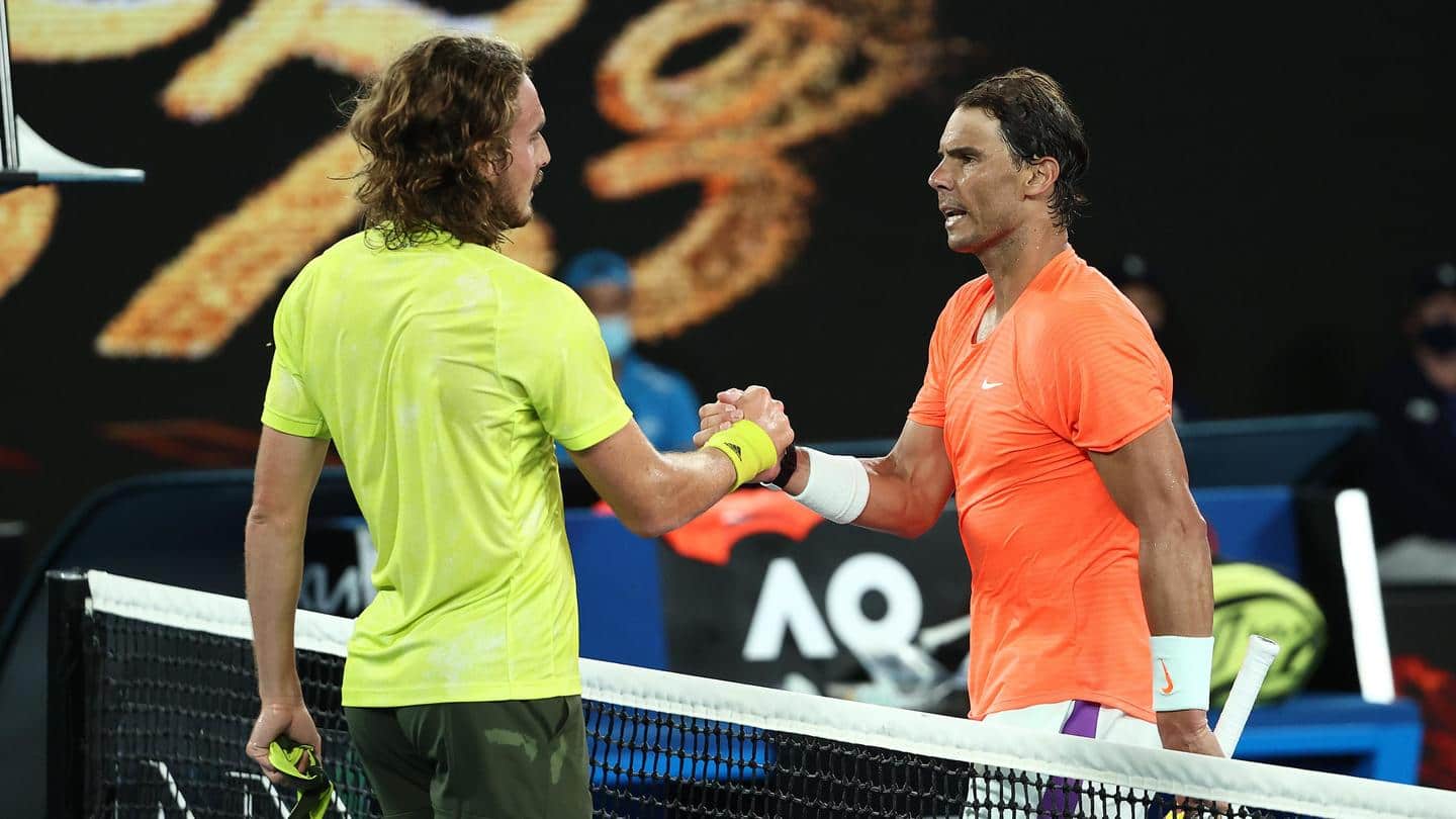 Australian Open: Tsitsipas upsets Nadal in five-set thriller, reaches semis