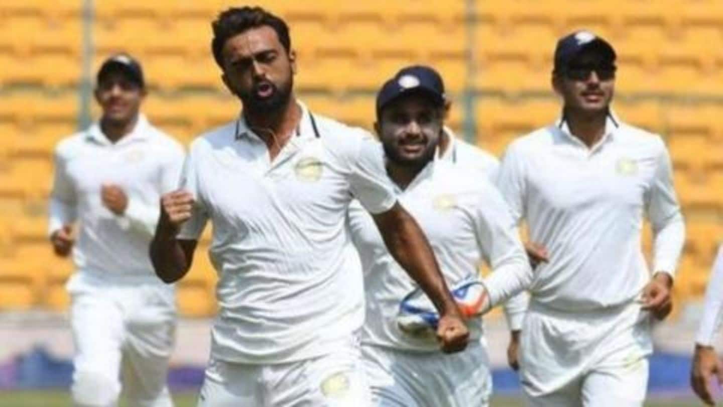 Unadkat led Saurashtra to a title-clinching victory Unadkat led Saurashtra to a title-clinching victory
