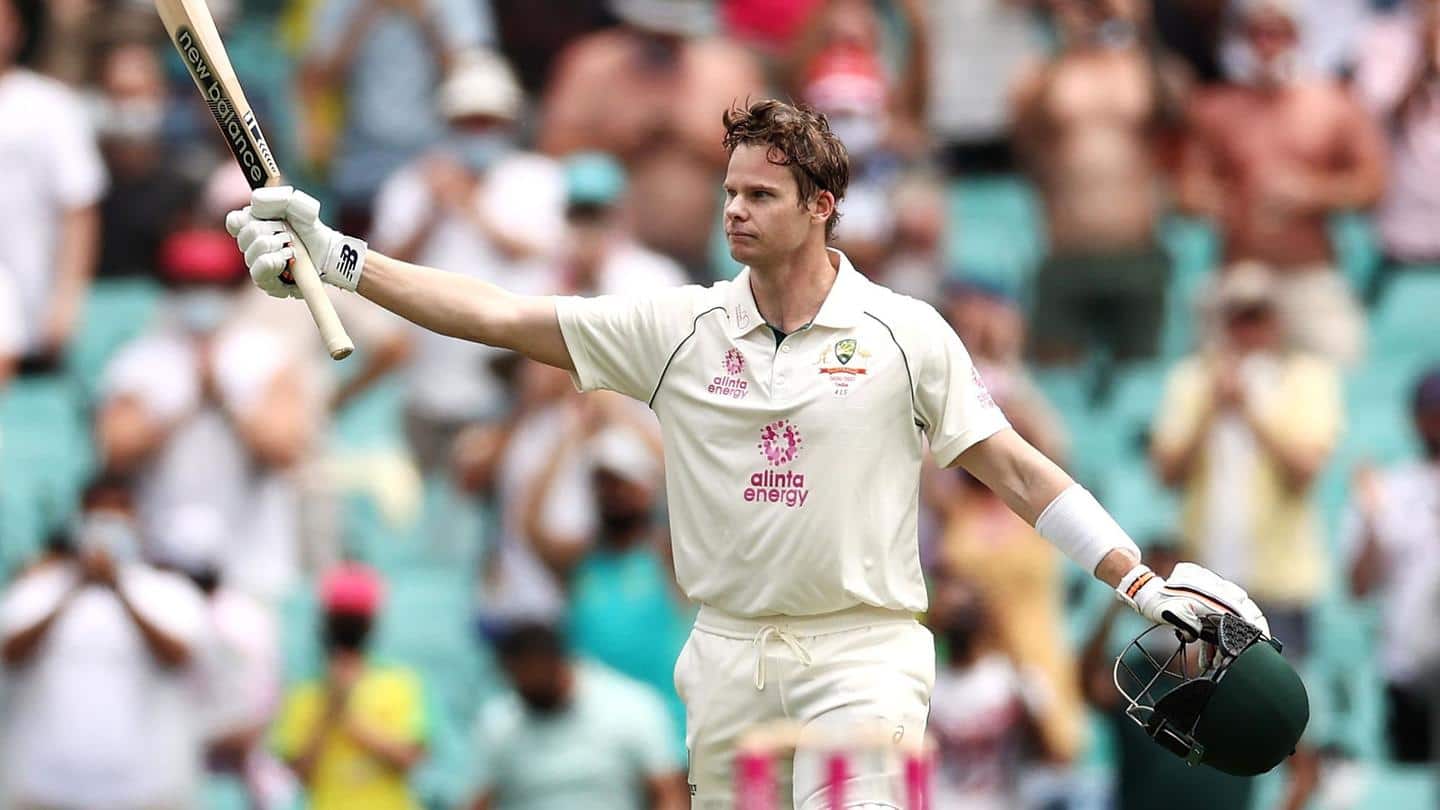 Smith slams eighth Test ton against India Smith slams eighth Test ton against India