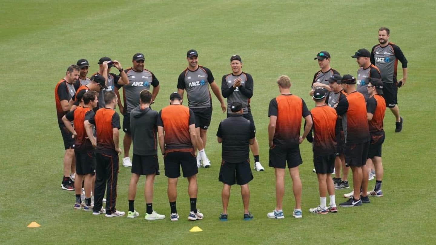 New Zealand cricketers commence squad training