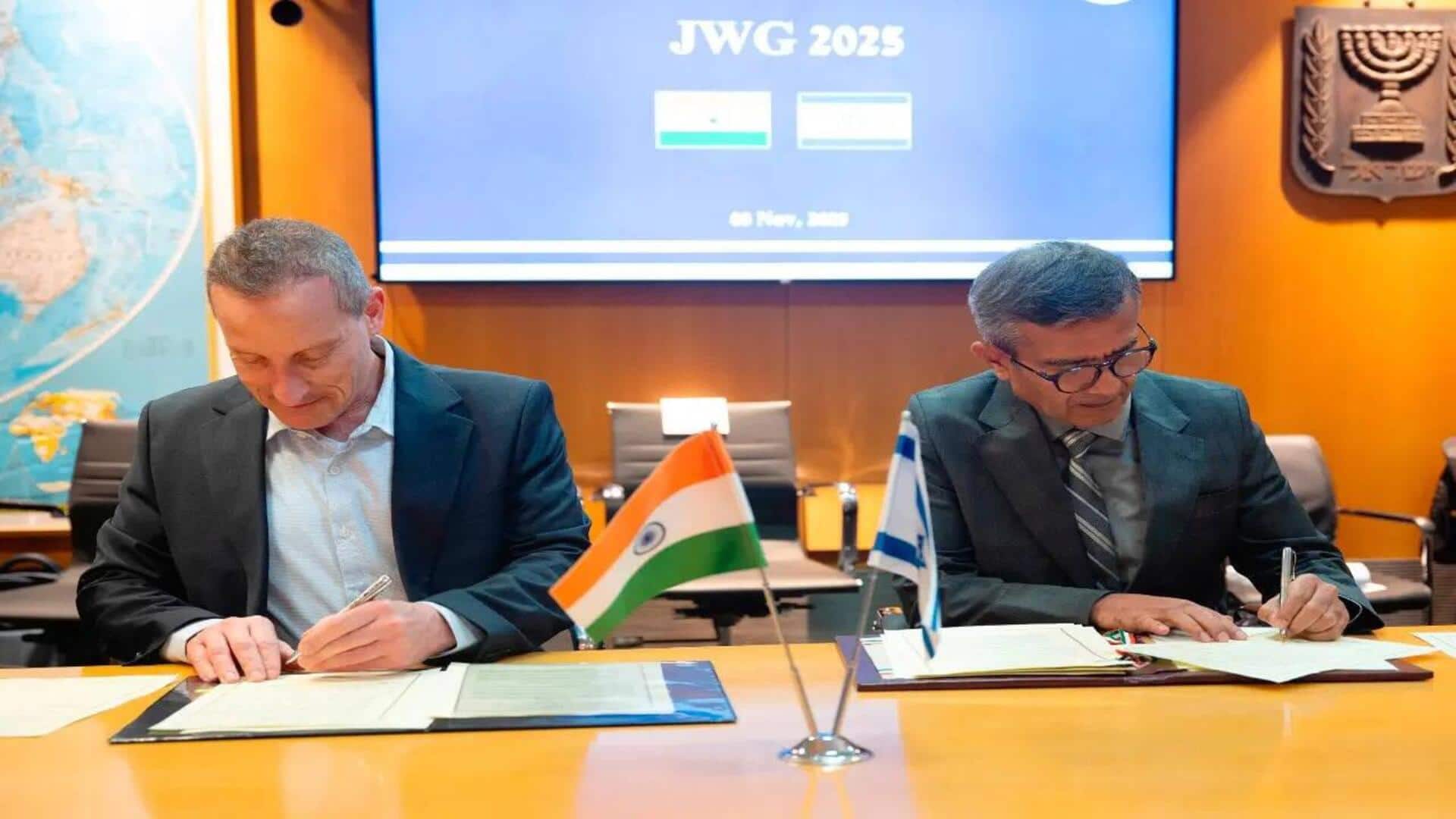 India, Israel sign major defense deal to boost military cooperation