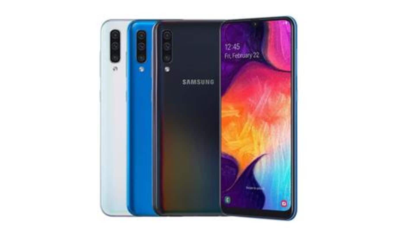 Samsung Galaxy A50 becomes cheaper: Details here