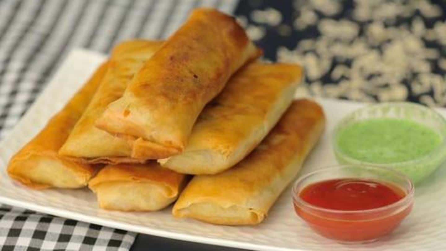 Maggi spring rolls Maggi spring rolls