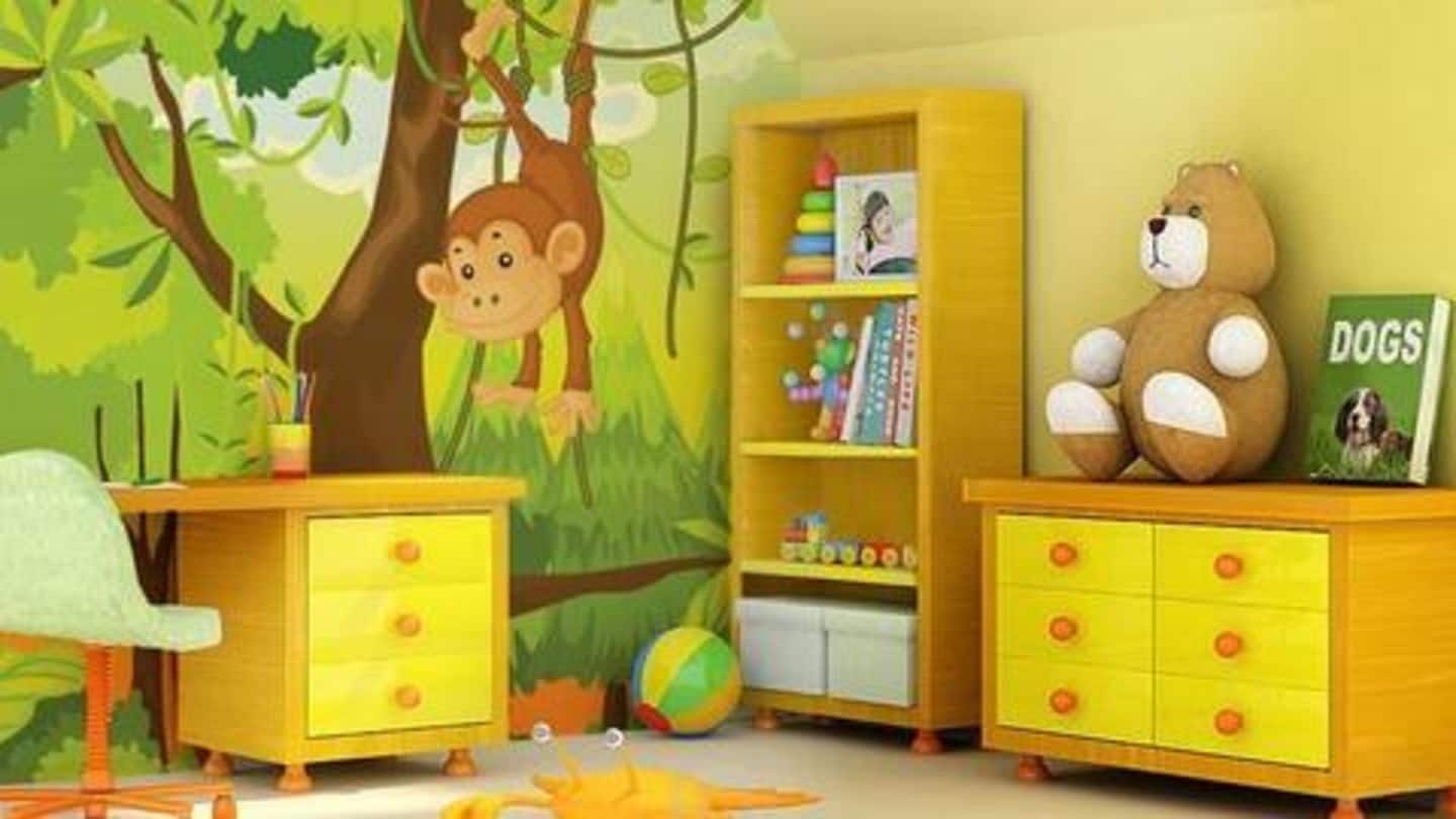 Here's how you can decorate a kids' room