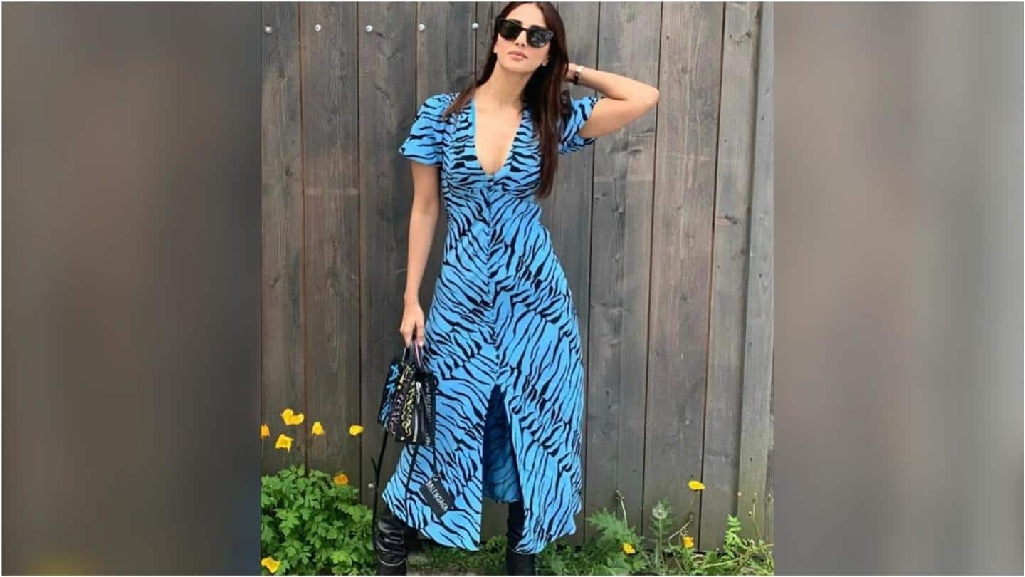 Blue zebra print dress Blue zebra print dress