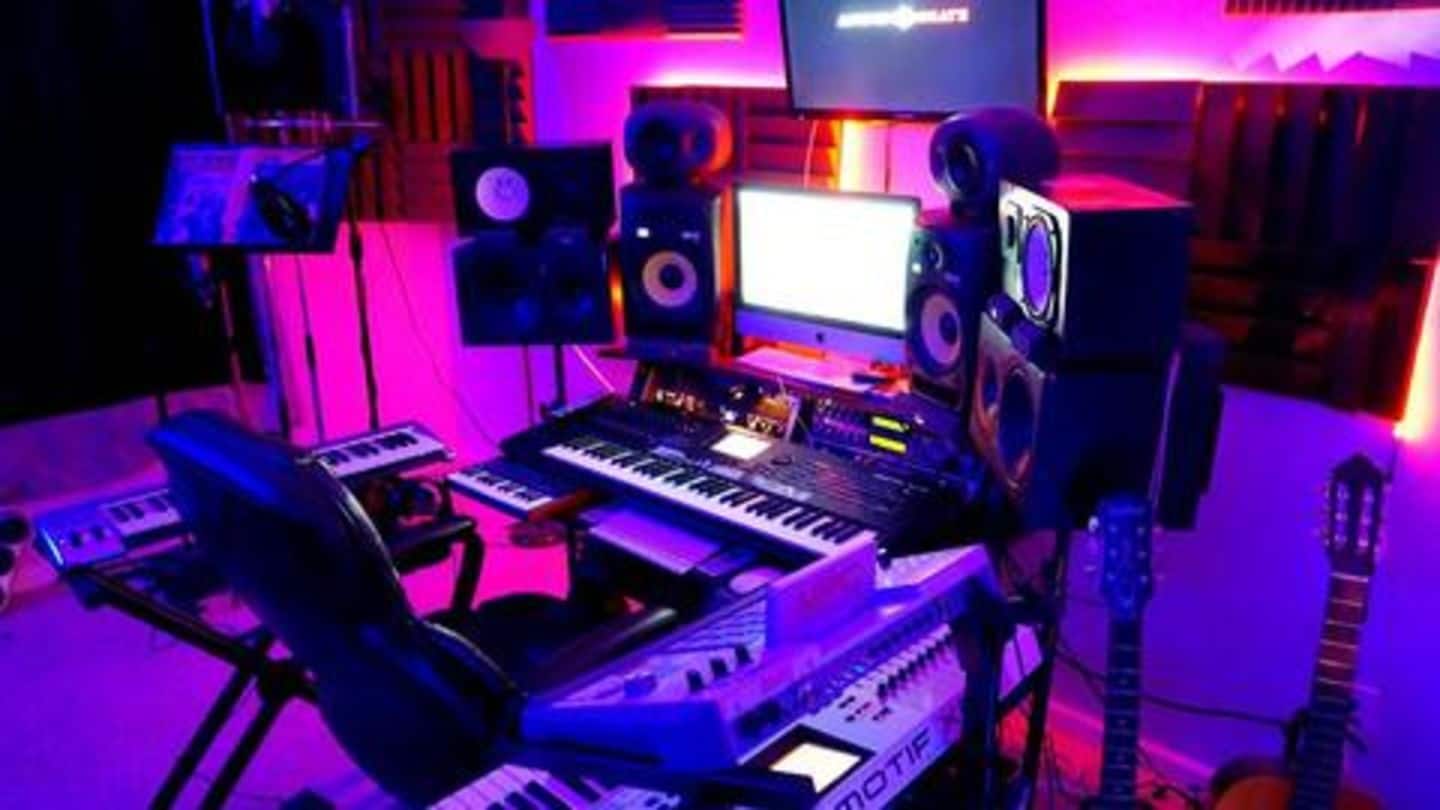 music production studio