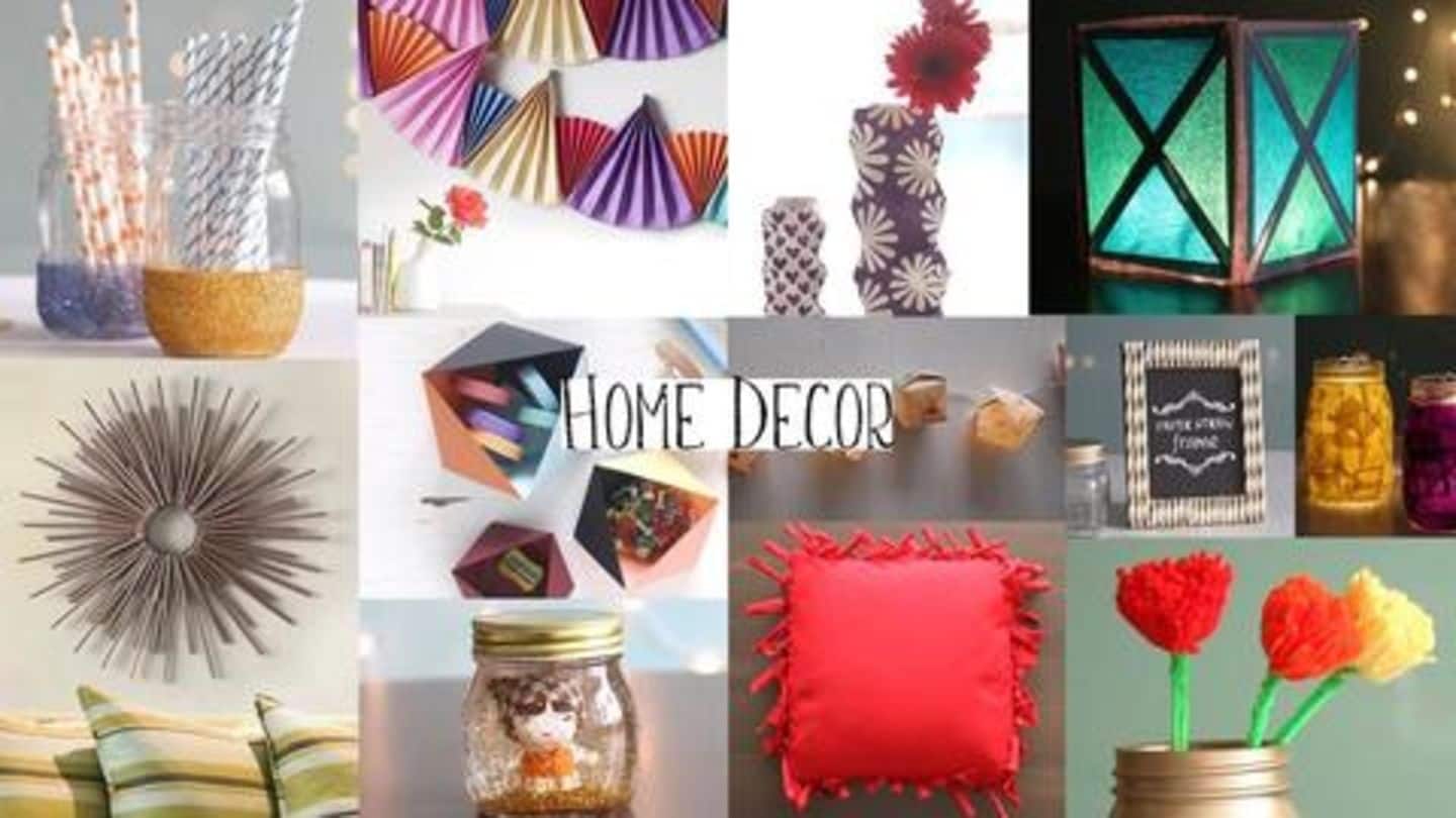 Five easy DIY home decor projects you should try out