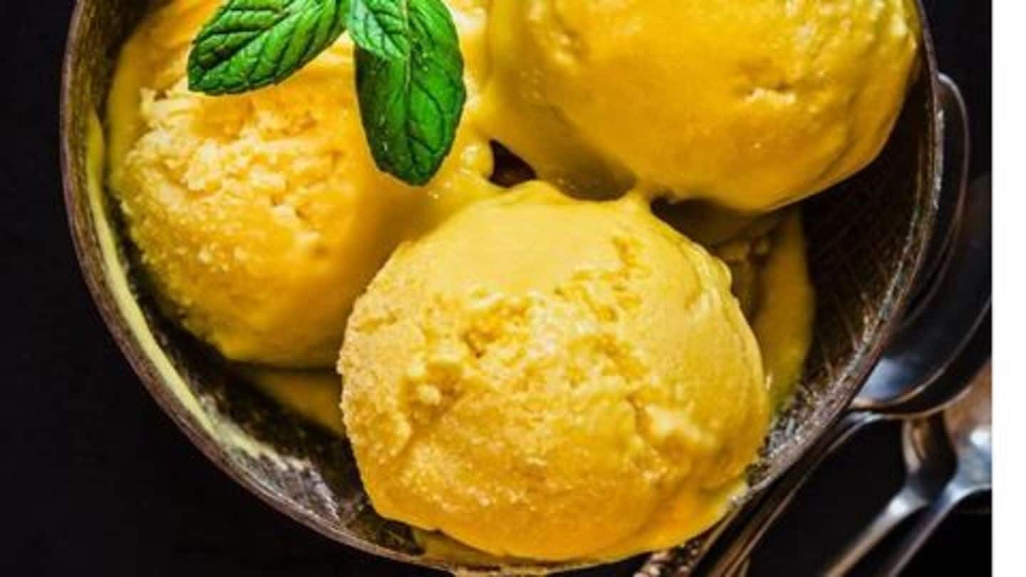 How to make delicious mango ice cream at home