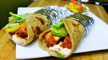 How to make lip-smacking veg paneer roll at home